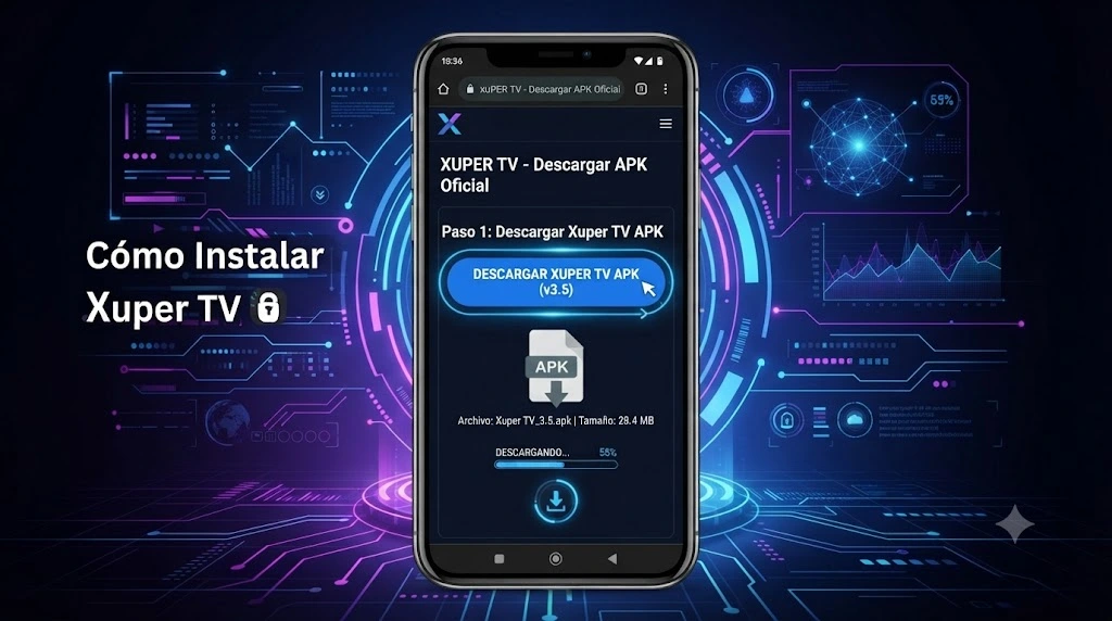 Cómo descargar Xuper TV APK en Android