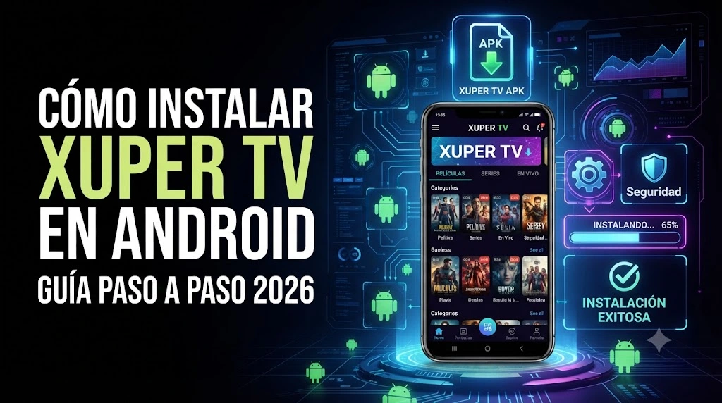 Como Instalar Xuper TV en Android 2026 2