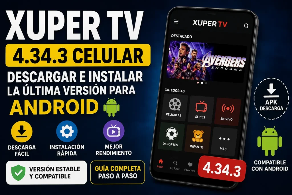 Xuper TV 4.34.3 Celular 1