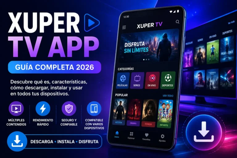 Xuper TV App: Qué Es, Características y Descarga (2026)