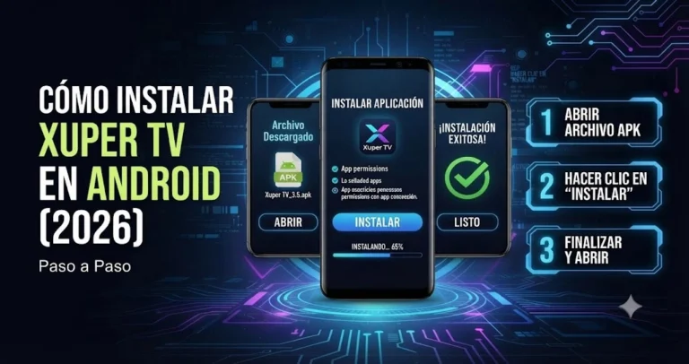 Xuper TV Instalar en Android: Guía Fácil Paso a Paso 2026