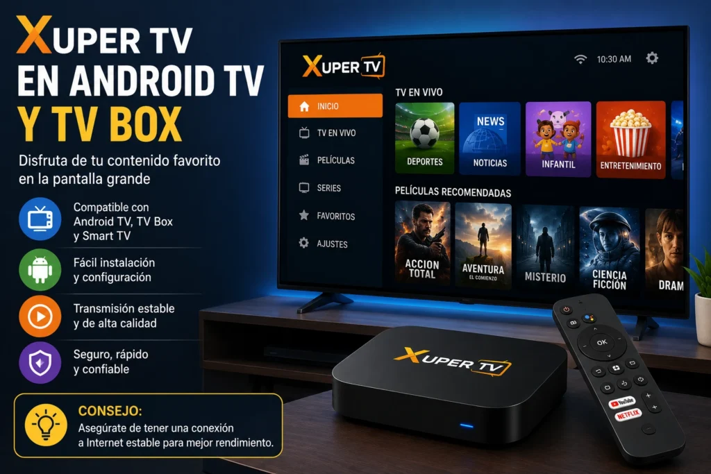 Xuper TV Pide Usuario y Contraseña: Causas y Soluciones 4 Android TV