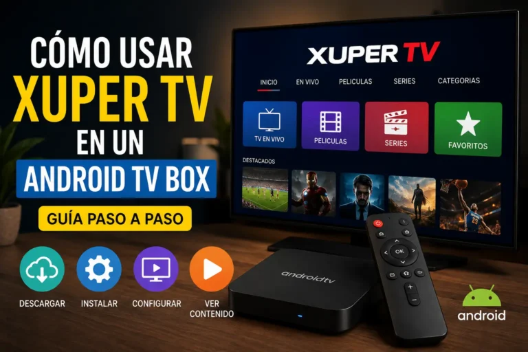 Cómo Usar Xuper TV en un Android TV Box: Guía Paso a Paso