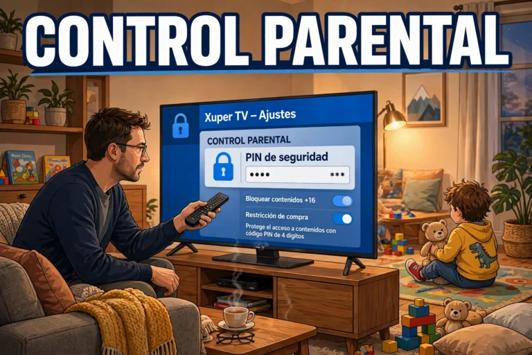 Xuper TV control parental