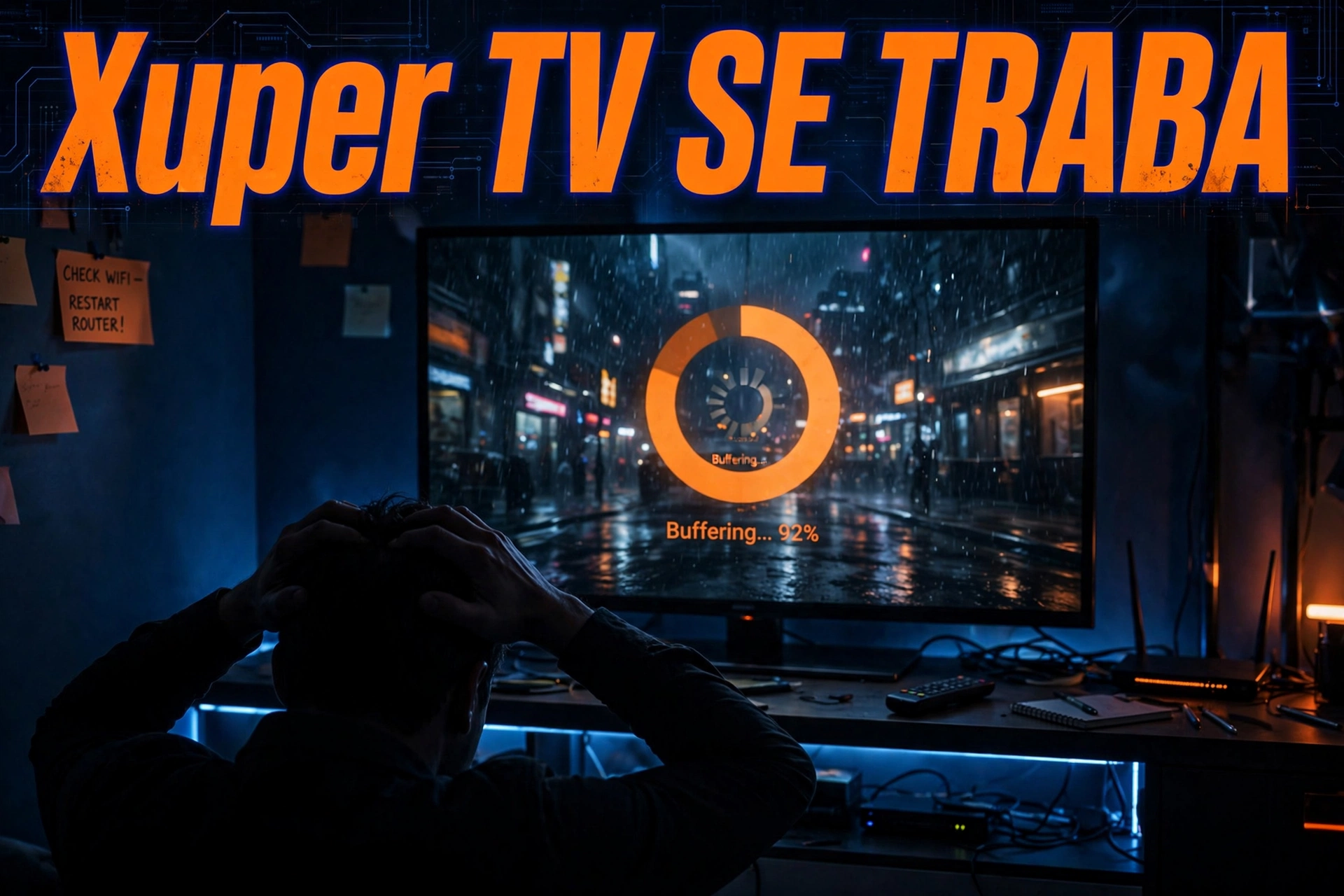 Xuper TV se traba