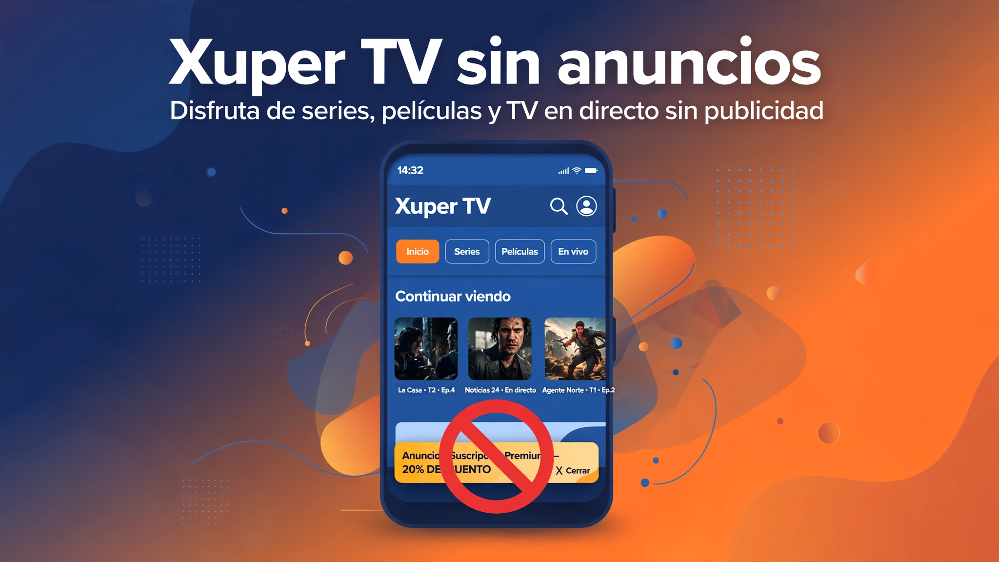 Xuper TV sin anuncios